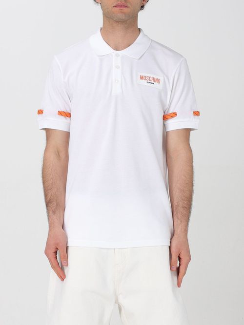 Polo Shirt MOSCHINO COUTURE Men color White