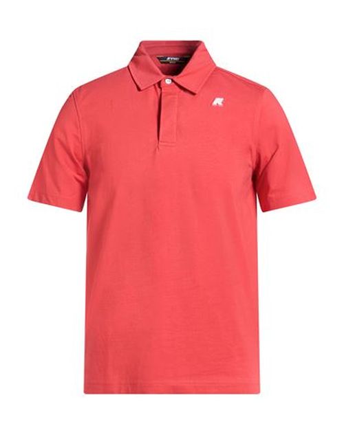 Man Polo shirt Brick Size M Cotton, Elastane