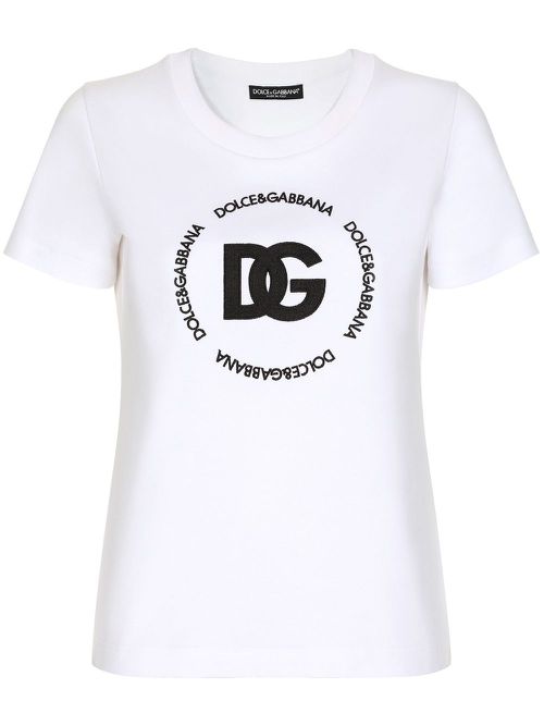 Logo-print short-sleeve T-shirt - White