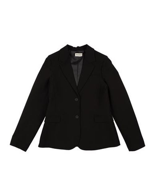 Kid Girl Blazer Black Size 16 Polyester, Elastane