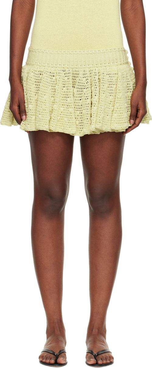 Yellow Cecil Miniskirt
