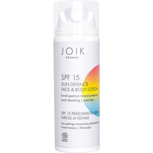 Joik organic Sun Defence Face and Body Lotion SPF 15