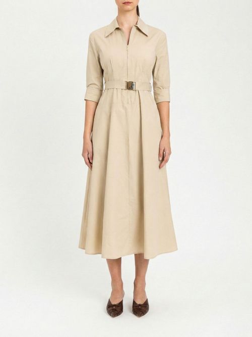 Dress Woman color Beige