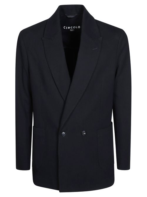 Men's Button-Closure Sweatshirt Jacket