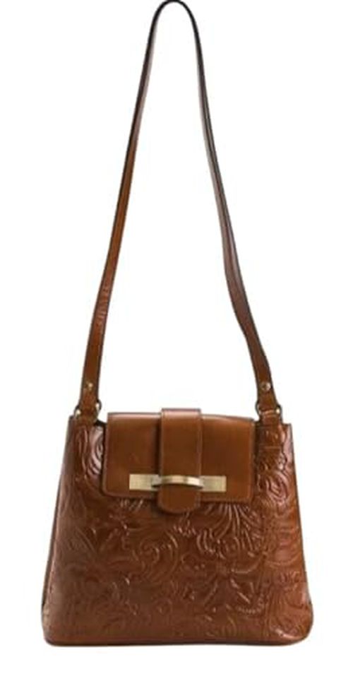 Patricia Nash Leather Larone Medium Hobo Shoulder Bag