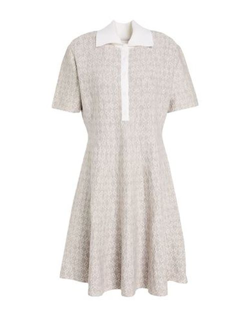 Woman Mini dress Beige Size S Wool, Viscose, Polyamide, Elastane