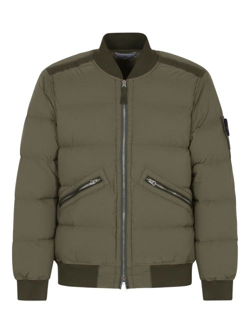 Stone Island Compass-badge bomber jacket - Green