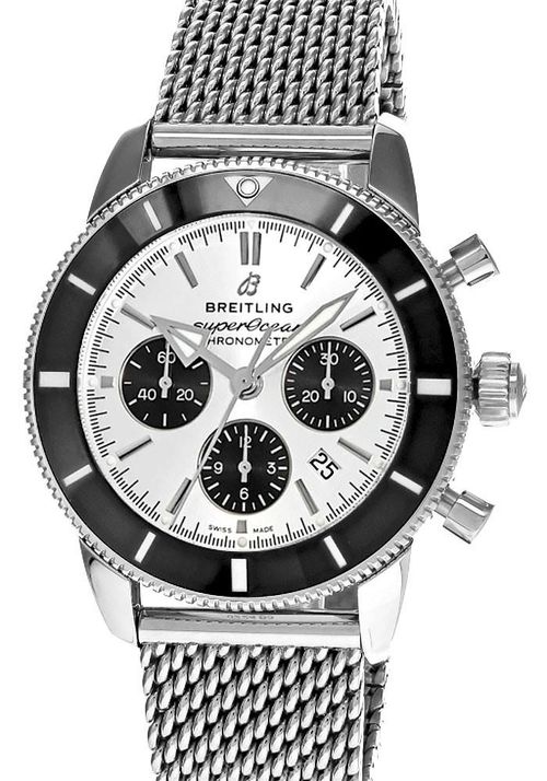 BREITLING Superocean Heritage B01 CHRONO 44MM SS Men's Watch AB0162121G1A1