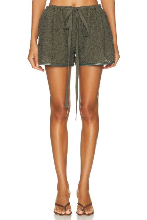 TG Botanical Rami Short in Khaki - Olive.  S also in