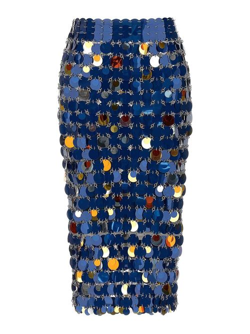 Sequin midi skirt