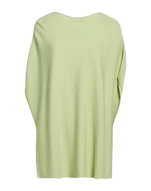 Woman Sweater Light green Size L Cotton, Ecobrass
