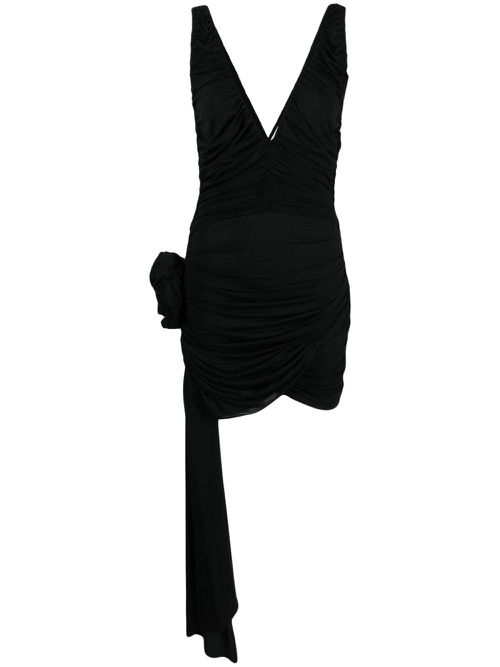 Sleeveless mini dress - Black