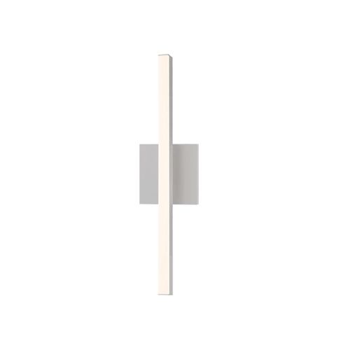 Stix LED Bathroom Vanity Light in Bright Satin Aluminu
