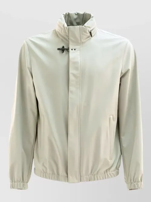 Fay - high collar jackets elastic cuffs pocket