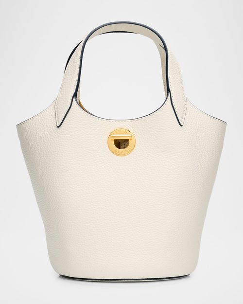 Anchor Grain Leather Top-Handle Bag