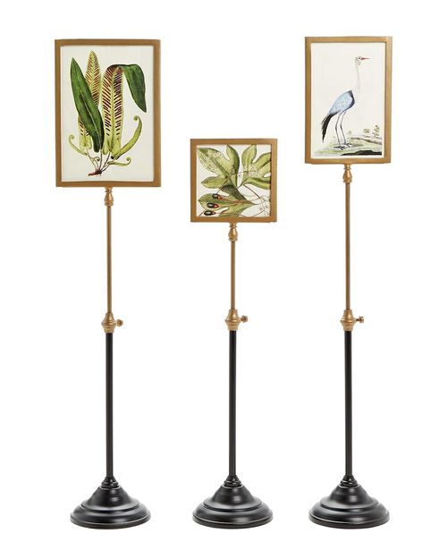 Set Of 3 Double Sided Photo Frames On Telescoping Pole