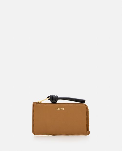 Knot Coin Leather Cardholder