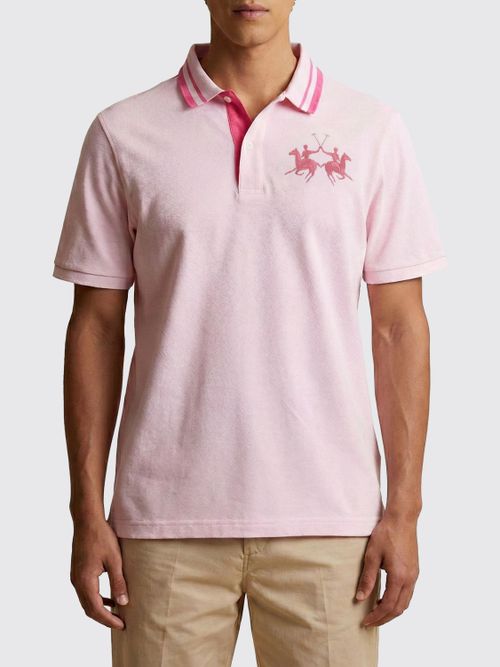 Polo Shirt Men color Royal Blue