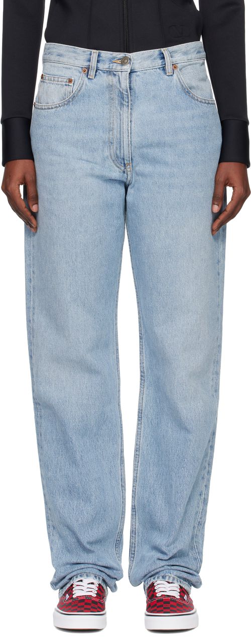 Blue Loose-Fit Jeans