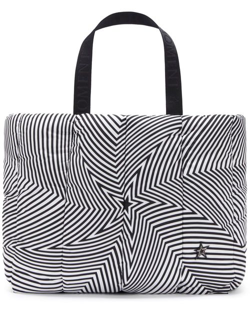 Printed tote bag - Black