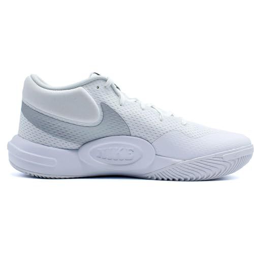 Nike Hyperquick Volleyball Shoes (FN4678-102, White/Photon Dust/Metallic Silver)