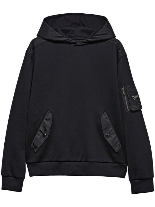 Cotton hoodie - Black