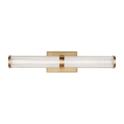 Syden 1-Light LED Bathroom Vanity Light in Satin Bra