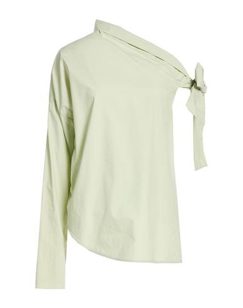 Woman Top Light green Size 8 Cotton