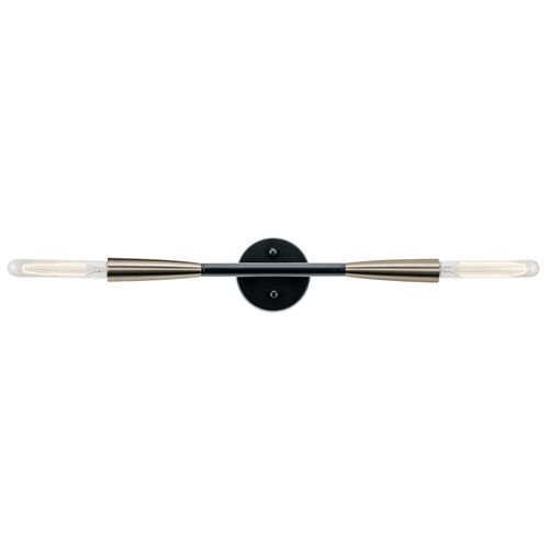 Branches 2-Light Wall Sconce in Black