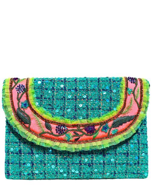 Tweed Envelope Wallet