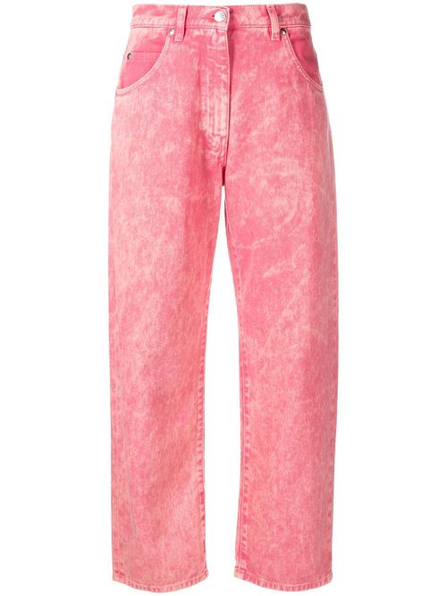 Cotton denim jeans - Pink