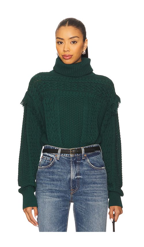 Cleobella Haven Sweater in Green. S. Also in