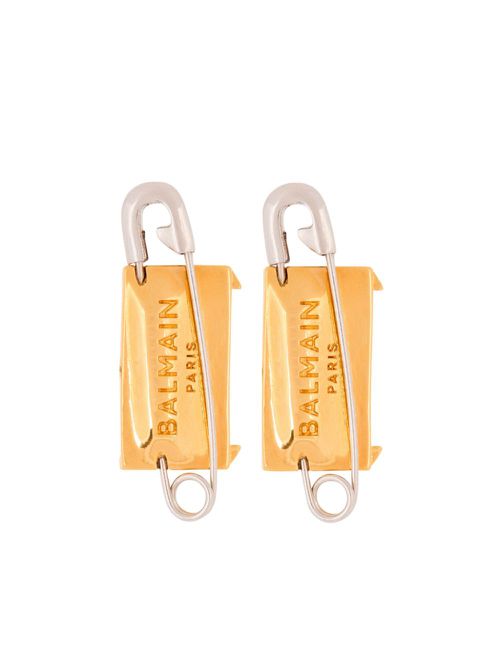 Safety Pin earrings - Gold