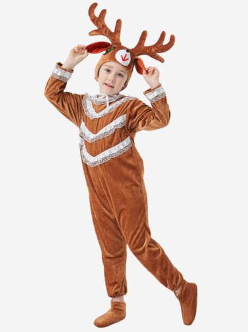 Onesie Pajamas Kigurumi Halloween Animal Kid's Polyester Jumpsuit Hat