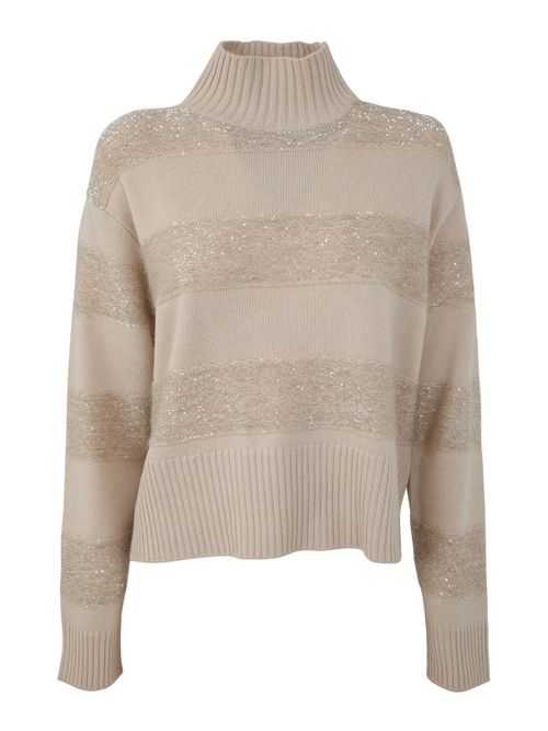 Long sleeve turtle neck sweater