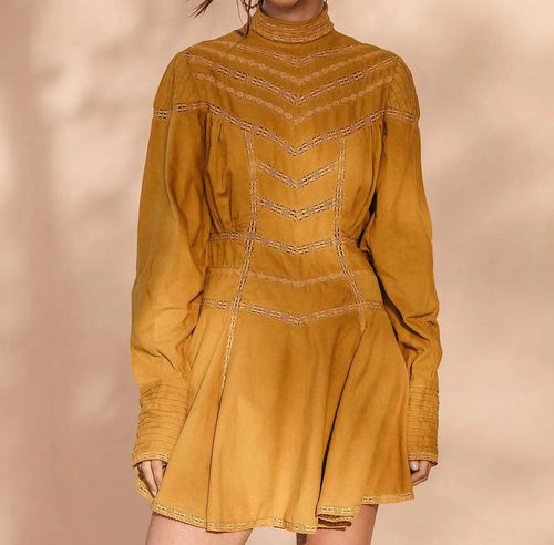 Dress Bella In Ochre