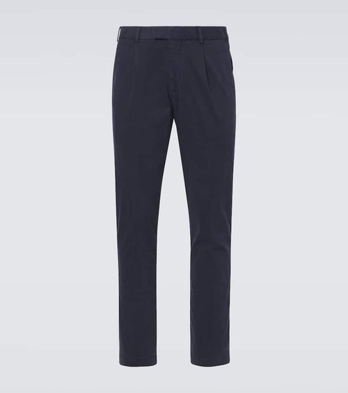 Cotton straight pants