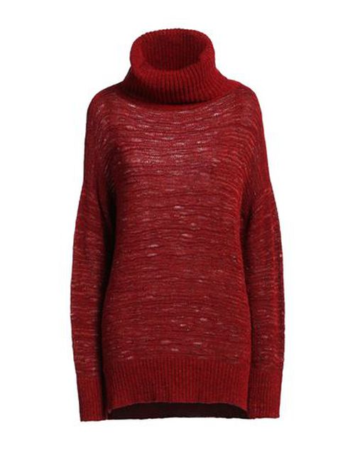 Nenè Woman Sweater Burgundy Size 8 Virgin Wool, Polyamide, Metallic fiber