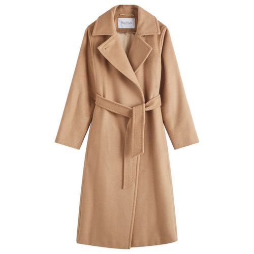 Women's Wool Maxi Coat in Camel