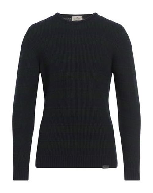 Brooksfield Man Sweater Midnight blue Size 40 Polyamide, Viscose, Wool, Cashmere