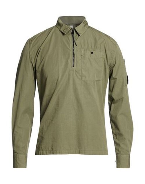 C. p. Company Man Shirt Military green Size XS Cotton