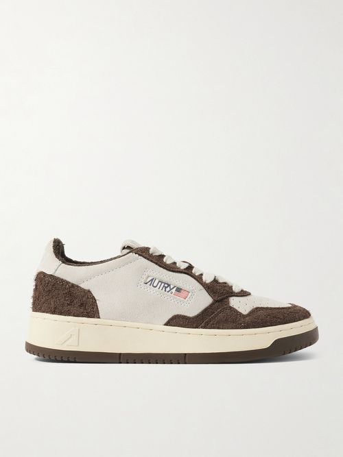 Medalist Low Nubuck-trimmed Brushed-suede Sneakers - Brown
