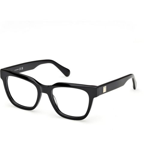 MAX&Co Mujer MAX&Co MO5187 001 Monturas ópticas Acetato Negro Cuadrada Norma