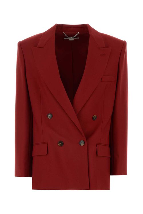 Burgundy Wool Blazer