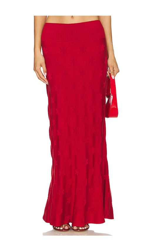ASTA RESORT Lorena Skirt in Red.  XS. Also in L