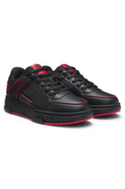 HUGO x RB bull-motif sneakers with faux leather - Black Men's Sneaker