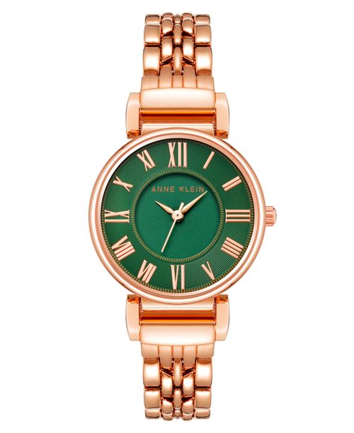 Women's Rose Gold-Tone Bracelet Watch 30mm - Green