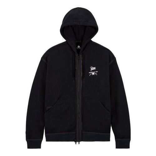 X Patta Four-Leaf Clover Utility Fleece Hoodie 'Black'