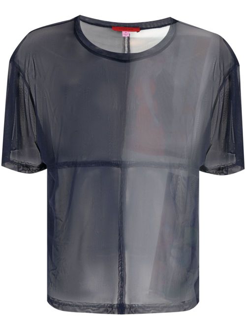 Prom semi-sheer t-shirt - Blue