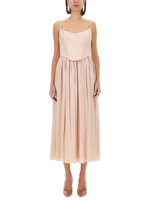 Corset midi dress